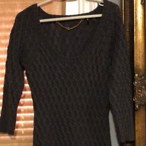 Guess Knit fitted 3/4 sleeve sweater dress
